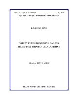 Nghiên cứu sử dụng sóng cao tần trong điều trị nhân giáp lành tính