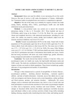 HOME CARE NEEDS AMONG ELDERLY IN DISTRICT 12, HO CHI MINH CITY