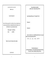 Tóm tắt luận văn Thạc sĩ Luật học: Thực tiễn giải quyết ly hôn tại Tòa án nhân dân quận hai Bà Trưng, thành phố Hà Nội theo Luật Hôn nhân và gia đình năm 2000