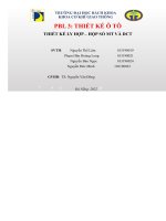 Pbl 3 Thiết Kế Ô Tô Thiết Kế Ly Hợp – Hộp Số Mt Và Dct.pdf