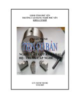 Giáo trình tiện cơ bản (nghề cắt gọt kim loại   trình độ trung cấp nghề)