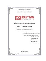 (Tiểu Luận) Xây Dựng Website Hỗ Trợ Đào Tạo Lập Trình Product Backlog Document.pdf