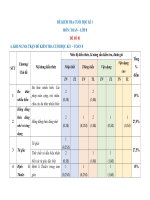 Đề thi cuối kì 1 toán 8 sách KNTT  Số 1