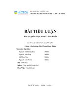 (Tiểu Luận) Tiểu Luận Thực Hành Vi Điều Khiển Viết Chương Trình Điều Khiển Các Led Bằng Hai Cách Sử Dụng Ngắt Ngoài Và Không Ngắt Ngoài Theo Qui Luật Sau Mỗi Lần Bấm Vào Phím Bấm.pdf