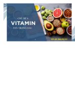 (Tiểu Luận) Trình Bày Nguồn Gốc, Nhu Cầu Và Chức Năng Sinh Học Của Vitamin A Trình Bày Một Số Bệnh Lý Thường Gặp Khi Thiếu Hụt Vitamin A.pdf