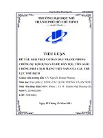 (Tiểu Luận) Giải Pháp Cơ Bản Đấu Tranh Phòng Chống Sự Lợi Dụng Vấn Đề Dân Tộc, Tôn Giáo Chống Phá Cách Mạng Việt Nam Của Các Thế Lực Thù Địch.pdf