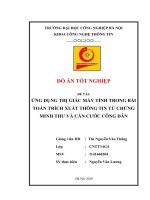 (Tiểu Luận) Ứng Dụng Thị Giác Máy Tính Trong Bài Toán Trích Xuất Thông Tin Từ Chứng Minh Thƣ Và Căn Cƣớc Công Dân.pdf