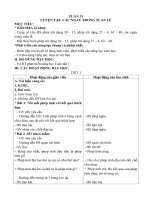 Tuan 31 ôn tập toán