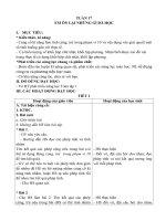 Tuan 17   b2 ôn tập toán