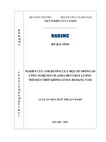 Nghiên cứu ảnh hưởng của một số thông số công nghệ hàn plasma đến chất lượng mối hàn thép không gỉ SUS 304 dạng tấm