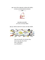 (Tiểu luận) tiểu luận môn kỹ năng làm việc nhóm đề tài  những lợi ích của việc làm việc nhóm