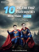 sách bộ đề ôn tập cuối học kì 1 môn Toán 