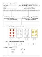 Đề kt cuối hk 1 môn toán lớp 1a2 (1)
