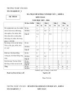 De kiem tra cuối ki 1 toán 4