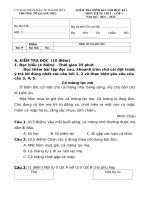 Kiểm tra định kì cuối học kì 1 duyên