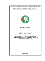 (Luận Văn Thạc Sĩ) Khai Thác Dữ Liệu Độ Cao Geoid Theo Mô Hình Eigen 6C4 Trên Phạm Vi Lãnh Thổ Việt Nam.pdf