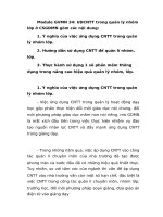 Module GVMN 34: UDCNTT trong quản lý nhóm lớp ở CSGDMN