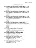 Tổng hợp đề cũ Ký Sinh Trùng CTUMP