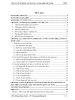 Iên cứu các phương pháp tổ chức, tối ưu khai thác dữ liệu trong cơ sở dữ liệu đào tạo tín chỉ