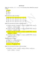 Đề ôn tập Toán rời rạc (KMA)