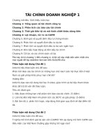 Trắc nghiệm môn tài chính doanh nghiệp 1 phần 1 trên 3