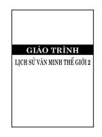 Giáo trình lịch sử văn minh thế giới 2