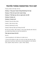 Trắc nghiệm truyền thông mkt tích hợp phần 1 trên 2