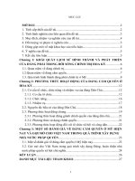 tiểu luận môn các đảng chính trị trên thế giới  đảng dân chủ ở mỹ hiện nay