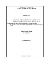 Nghiên cứu chế tạo bê tông rỗng thoát nước sử dụng cốt liệu tái chế từ phế thải xây dựng