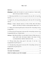 Khóa luận  quản lý nhà nước đối với hoạt động văn hóa ở tỉnh luangnamtha, nước cộng hòa nhân chủ nhân dân lào trong giải đoạn hiện nay