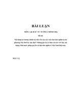 1  lịch sư tu tuong chinh tri nội dung tư tưởng chính trị chủ yếu của các trào lưu chủ nghĩa tự do phương tây thời kỳ cận đại