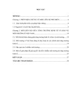 3  nguyên lý về mối liên hệ phổ biến và sự vận dụng ý nghĩa phương pháp luận của nó vào phân tích mối liên hệ giữa tăng trưởng kinh tế với bảo vệ môi trường sinh thái ở việt nam