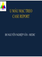 U MÁU MẠC TREO CASE REPORT