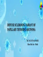 DIFFUSE SCLEROSING VARIANT OF PAPILLARY THYROID CARCINOMA