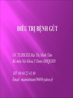 Bài giảng Điều trị bệnh Gout