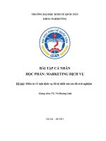 Bài Tập Marketing Dịch Vụ.docx