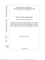 Nghiên ứu công nghệ tính toán tổng quát trên các bộ xử lý đồ họa và ứng dụng trong bài toán mô phỏng n body