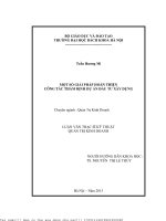 Một số giải pháp hoàn thiện ông tác thẩm định dự án đầu tư xây dựng