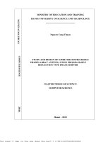 Nghiên ứu, thiết kế, chế tạo mảng anten 8 cổng tự cấu hình dựa trên bộ dịch pha khả trình kiểu phản xạ
