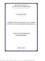 Nghiên ứu hế tạo blend giữa ao su tự nhiên và ao su butyl ứng dụng trong hế tạo băng tải