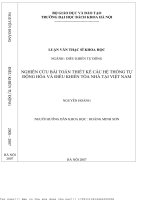 Nghiên ứu bài toán thiết kế hệ thống tự động hoá và điều khiển toà nhà tại việt nam