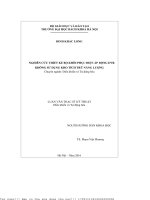 Nghiên ứu thiết kế bộ khôi phục điện áp động dvr không sử dụng kho tích trữ năng lượng