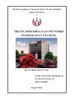 Luận Văn Tốt Nghiệp Ngành Quản lý Xây Dựng