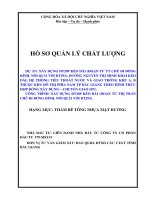 Hồ sơ bản vẽ thi công hạ tầng kỹ thuật, cảnh quan cây xanh hè đường bó vỉa phần đường