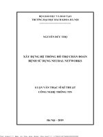 Xây Dựng Hệ Thống Hỗ Trợ Hẩn Đoán Bệnh Sử Dụng Neural Networks.pdf