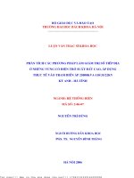Phân Tíh Á Phương Pháp Làm Giảm Trị Số Tiếp Địa Ở Những Vùng Ó Điện Trở Suất Ao, Áp Dụng Thự Tế Vào Trạm Biến Áp 25000Kva 1103522Kv Kỳ Anh Hà Tĩnh.pdf