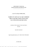 Nghiên ứu hế tạo vật liệu compozit trên ơ sở nhựa epoxy mạh vòng gia ường bằng sợi tre luồng
