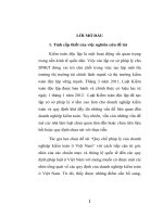 Tóm tắt luận văn Thạc sĩ luật học: Quy chế pháp lý của doanh nghiệp kiểm toán ở Việt Nam