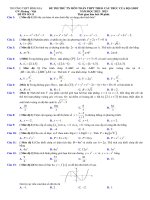 Đề cương ôn tập thpt ( có đáp án chi tiết)