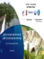 Introduction to vietnamese dams 2024  - Tổng quan về đập ở Việt Nam
